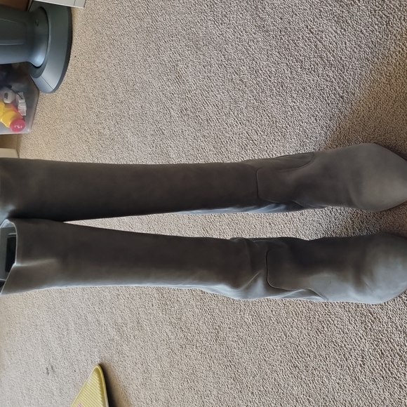 Light Grey Boots - Picture 1 of 6